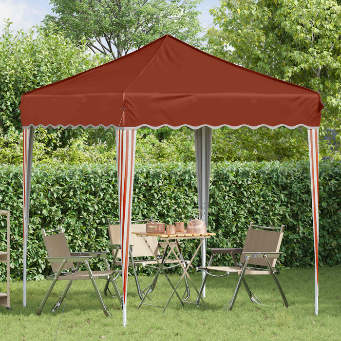 Cort de Petrecere Pop-up Terracota 195 x 195 x 245 cm - WALTI WALTI