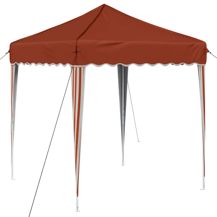 Cort de Petrecere Pop-up Terracota 195 x 195 x 245 cm - WALTI WALTI