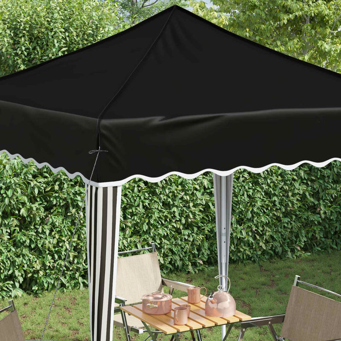 Cort de Petrecere Pop-up Negru 195 x 195 x 245 cm - WALTI WALTI