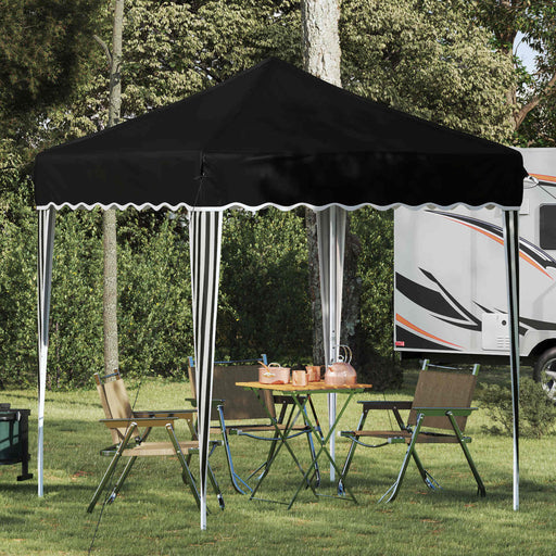 Cort de Petrecere Pop-up Negru 195 x 195 x 245 cm - WALTI WALTI