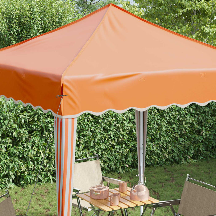 Cort de Petrecere Pop-up Portocaliu 195 x 195 x 245 cm - WALTI WALTI