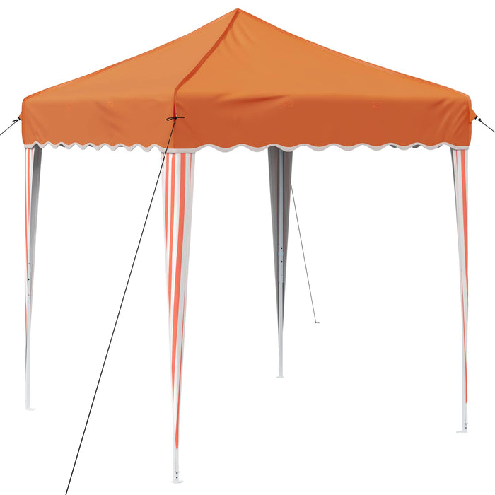 Cort de Petrecere Pop-up Portocaliu 195 x 195 x 245 cm - WALTI WALTI