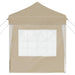 Cort de Petrecere Pop-up Crem 195 x 195 x 245 cm - WALTI WALTI