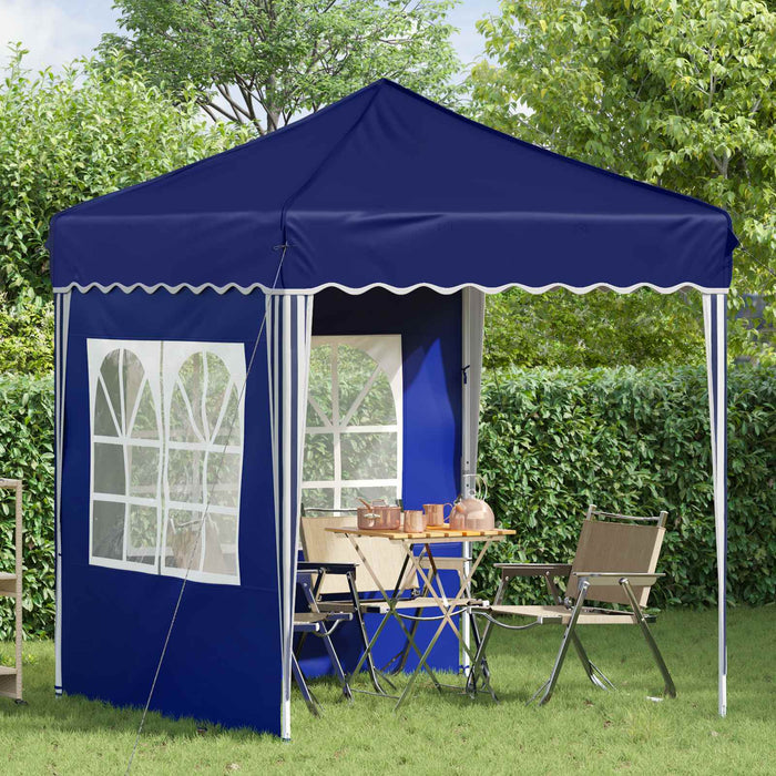 Cort de Petrecere Pop-up albastru 195 x 195 x 245 cm - WALTI WALTI