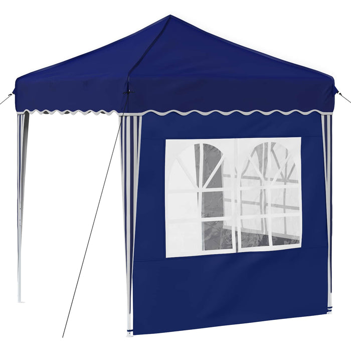 Cort de Petrecere Pop-up albastru 195 x 195 x 245 cm - WALTI WALTI