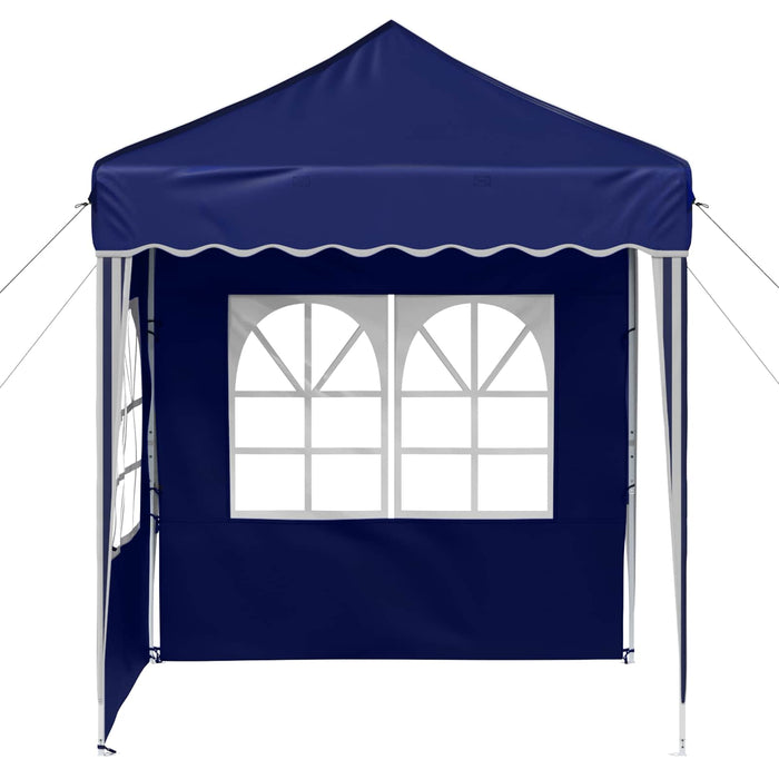 Cort de Petrecere Pop-up albastru 195 x 195 x 245 cm - WALTI WALTI