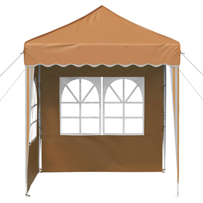 Cort de Petrecere Pop-up Bej 195 x 195 x 245 cm Material Oxford - WALTI WALTI