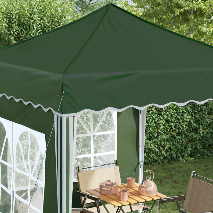 Cort de Petrecere Pop-up Verde 195 x 195 x 245 cm - WALTI WALTI