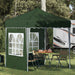 Cort de Petrecere Pop-up Verde 195 x 195 x 245 cm - WALTI WALTI