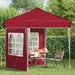 Cort de Petrecere Pop-up Burgundy 195 x 195 x 245 cm - WALTI WALTI