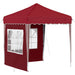 Cort de Petrecere Pop-up Burgundy 195 x 195 x 245 cm - WALTI WALTI