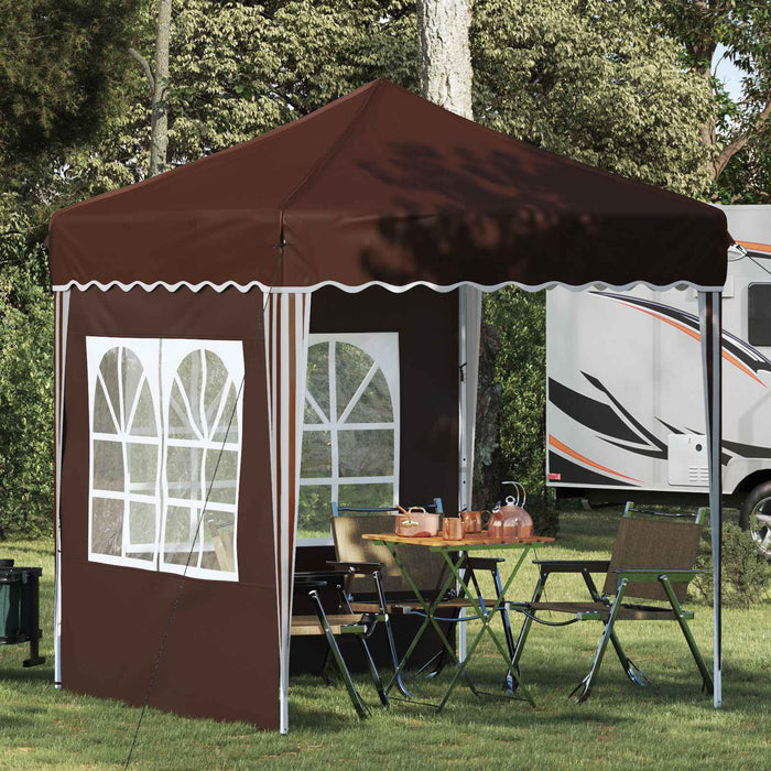 Cort de Petrecere Pop-up Maro 195 x 195 x 245 cm - WALTI WALTI