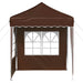 Cort de Petrecere Pop-up Maro 195 x 195 x 245 cm - WALTI WALTI