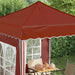 Cort de Petrecere Pop-up Terracota 195 x 195 x 245 cm - WALTI WALTI