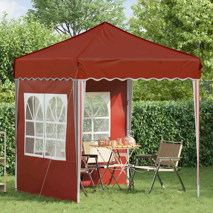 Cort de Petrecere Pop-up Terracota 195 x 195 x 245 cm - WALTI WALTI