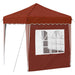 Cort de Petrecere Pop-up Terracota 195 x 195 x 245 cm - WALTI WALTI