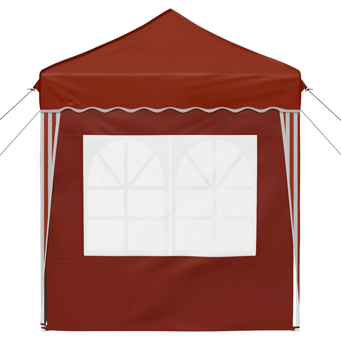 Cort de Petrecere Pop-up Terracota 195 x 195 x 245 cm - WALTI WALTI