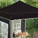 Cort de Petrecere Pop-up Negru 195 x 195 x 245 cm - WALTI WALTI