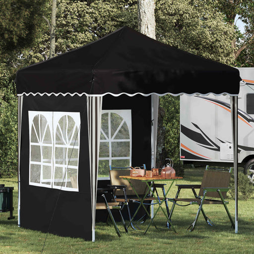Cort de Petrecere Pop-up Negru 195 x 195 x 245 cm - WALTI WALTI