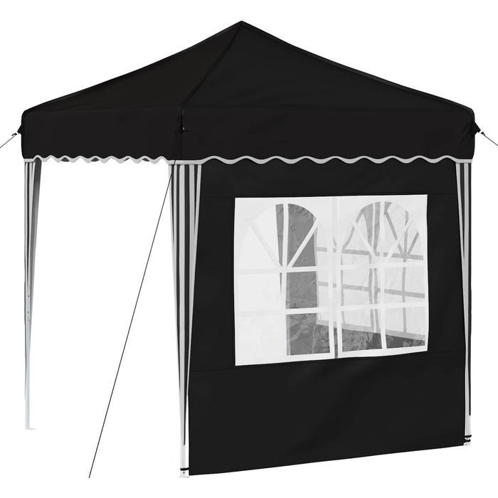 Cort de Petrecere Pop-up Negru 195 x 195 x 245 cm - WALTI WALTI