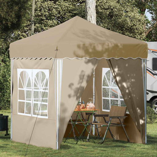 Cort de Petrecere Pop-up Crem 195 x 195 x 245 cm - WALTI WALTI