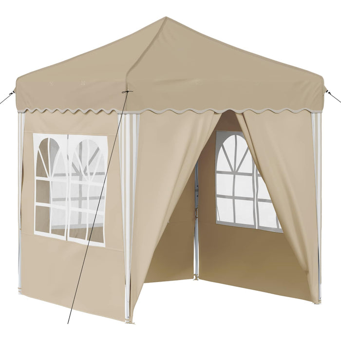Cort de Petrecere Pop-up Crem 195 x 195 x 245 cm - WALTI WALTI