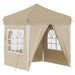 Cort de Petrecere Pop-up Crem 195 x 195 x 245 cm - WALTI WALTI