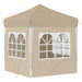 Cort de Petrecere Pop-up Crem 195 x 195 x 245 cm - WALTI WALTI