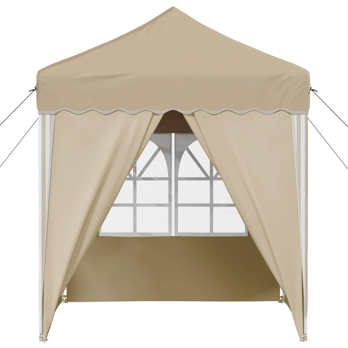 Cort de Petrecere Pop-up Crem 195 x 195 x 245 cm - WALTI WALTI
