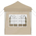 Cort de Petrecere Pop-up Crem 195 x 195 x 245 cm - WALTI WALTI