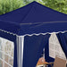 Cort de Petrecere Pop-up albastru 195 x 195 x 245 cm - WALTI WALTI