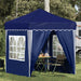 Cort de Petrecere Pop-up albastru 195 x 195 x 245 cm - WALTI WALTI
