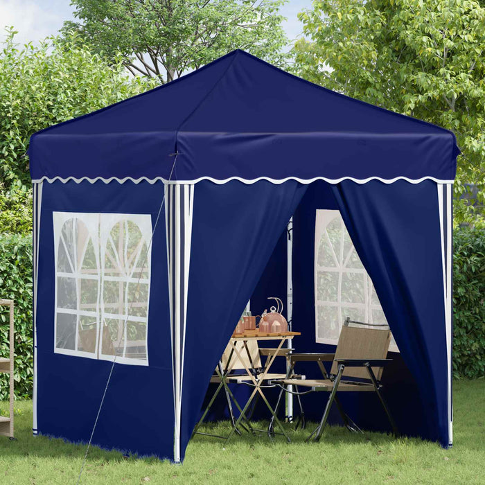 Cort de Petrecere Pop-up albastru 195 x 195 x 245 cm - WALTI WALTI