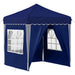 Cort de Petrecere Pop-up albastru 195 x 195 x 245 cm - WALTI WALTI