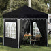 Cort de Petrecere Pop-up Antracit 195 x 195 x 245 cm - WALTI WALTI