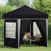 Cort de Petrecere Pop-up Antracit 195 x 195 x 245 cm - WALTI WALTI