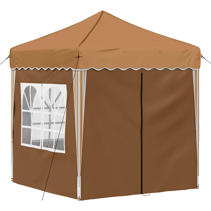 Cort de Petrecere Pop-up Bej 195 x 195 x 245 cm Material Oxford - WALTI WALTI
