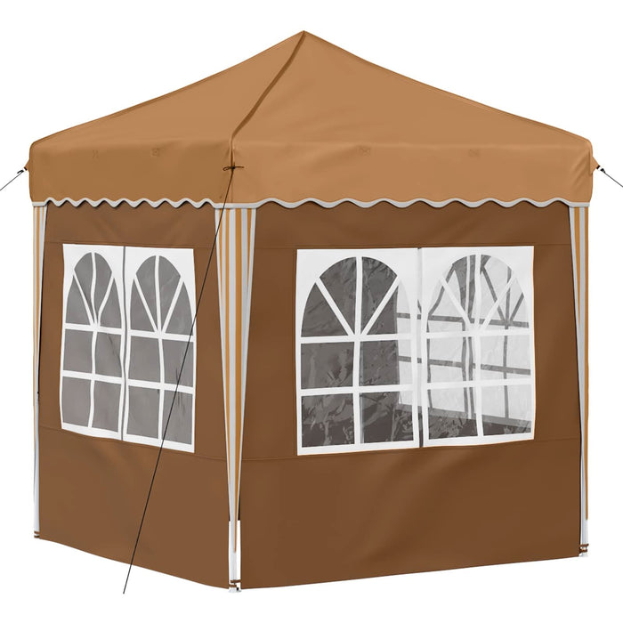 Cort de Petrecere Pop-up Bej 195 x 195 x 245 cm Material Oxford - WALTI WALTI
