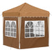 Cort de Petrecere Pop-up Bej 195 x 195 x 245 cm Material Oxford - WALTI WALTI