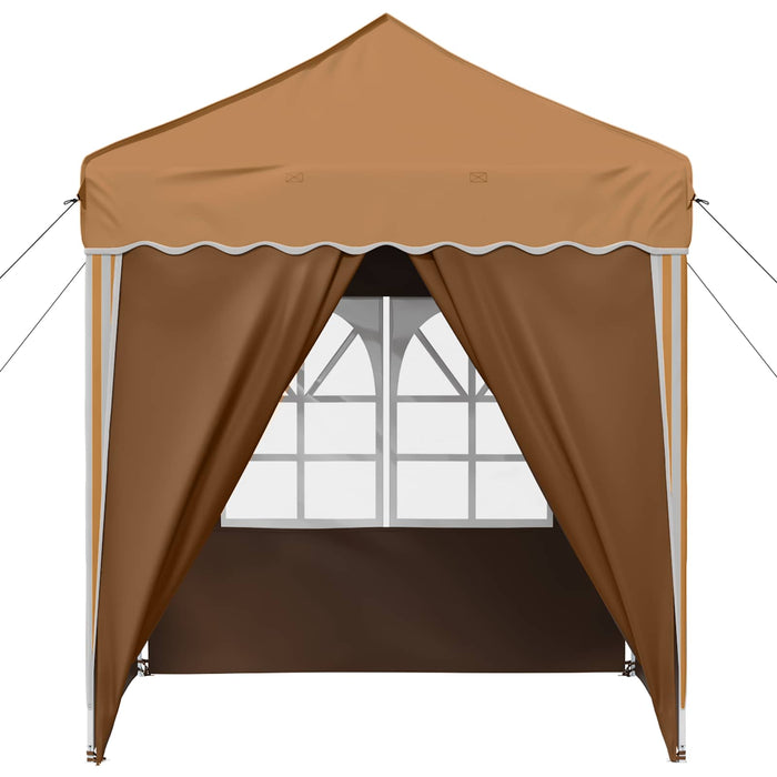 Cort de Petrecere Pop-up Bej 195 x 195 x 245 cm Material Oxford - WALTI WALTI