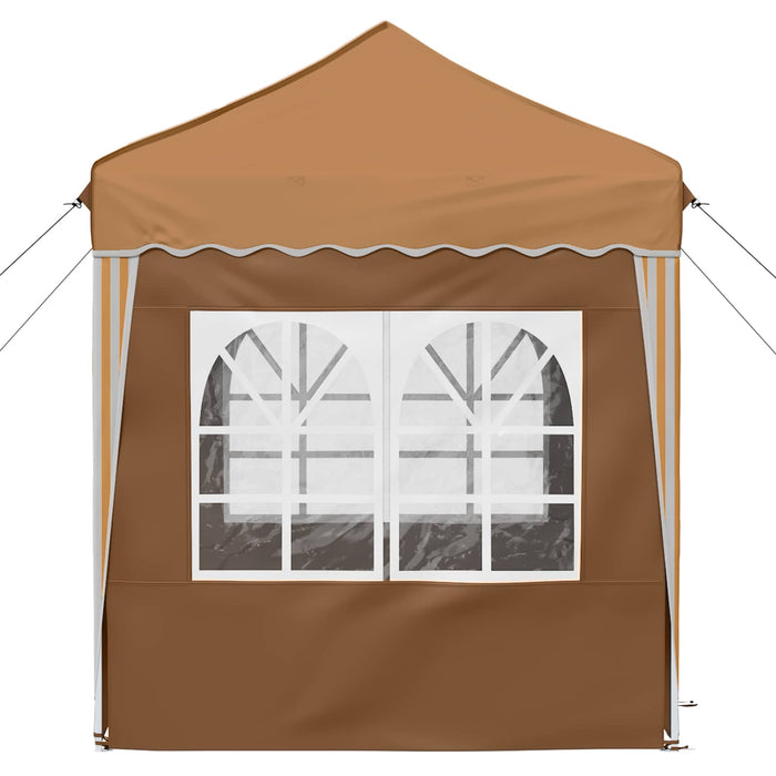 Cort de Petrecere Pop-up Bej 195 x 195 x 245 cm Material Oxford - WALTI WALTI