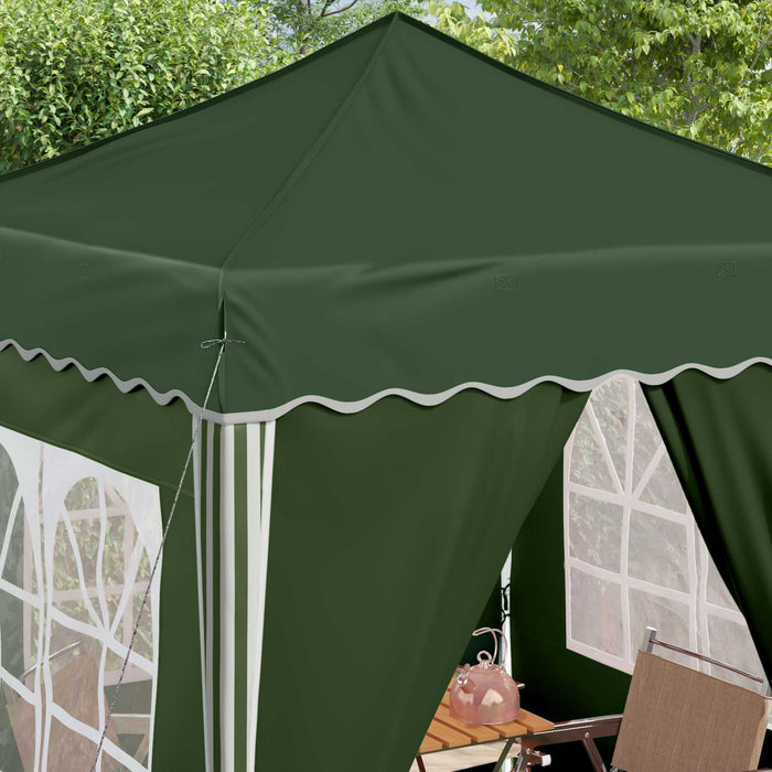 Cort de Petrecere Pop-up Verde 195 x 195 x 245 cm - WALTI WALTI