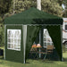 Cort de Petrecere Pop-up Verde 195 x 195 x 245 cm - WALTI WALTI