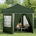 Cort de Petrecere Pop-up Verde 195 x 195 x 245 cm - WALTI WALTI