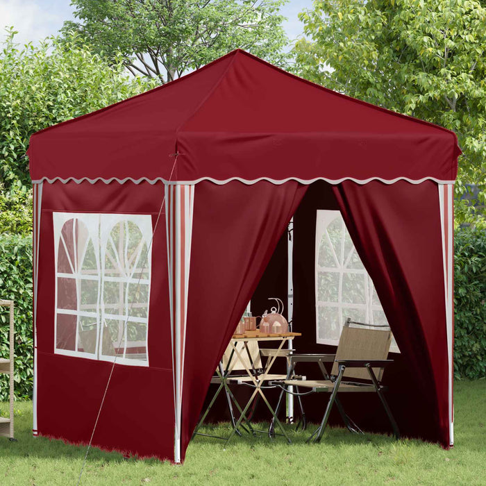 Cort de Petrecere Pop-up Burgundy 195 x 195 x 245 cm - WALTI WALTI
