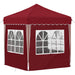 Cort de Petrecere Pop-up Burgundy 195 x 195 x 245 cm - WALTI WALTI