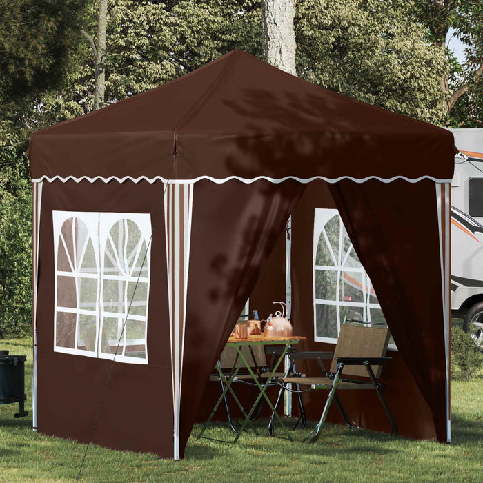 Cort de Petrecere Pop-up Maro 195 x 195 x 245 cm - WALTI WALTI