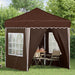 Cort de Petrecere Pop-up Maro 195 x 195 x 245 cm - WALTI WALTI
