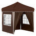 Cort de Petrecere Pop-up Maro 195 x 195 x 245 cm - WALTI WALTI