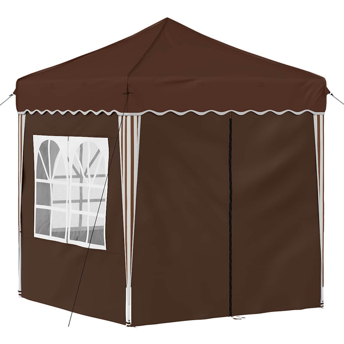Cort de Petrecere Pop-up Maro 195 x 195 x 245 cm - WALTI WALTI